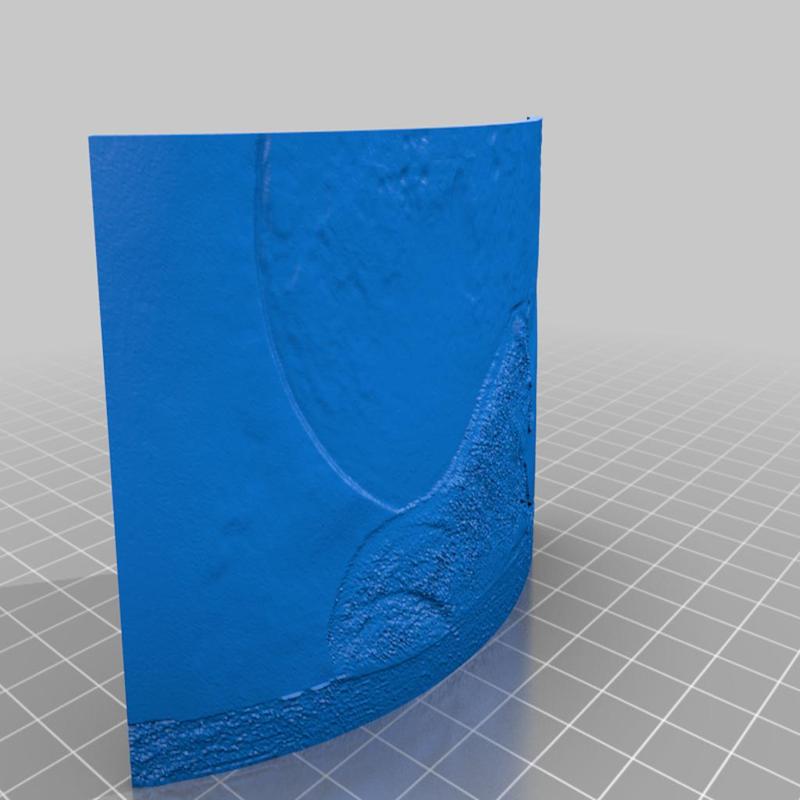 howling Wolf lithophane