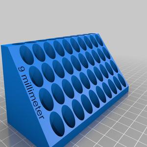 9mm ammo tray (50 rounds)