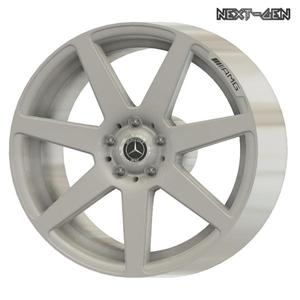 Next-Gen - Mercedes / AMG 7 Spoke W204 - Real Rims for Scale Model Cars