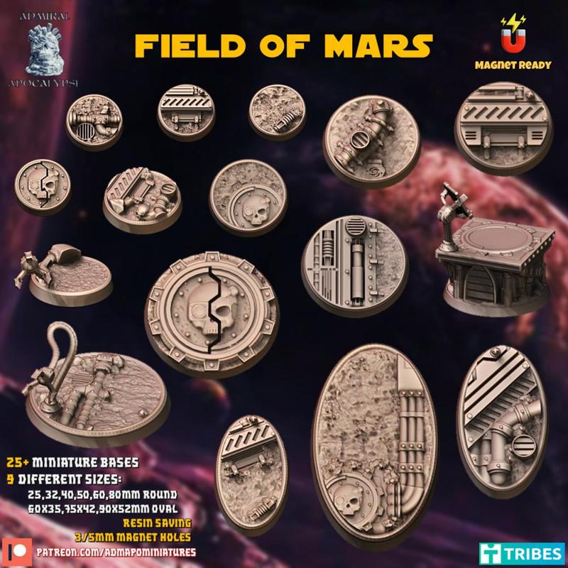 Field of Mars (Bases & Toppers//Pre-supported)