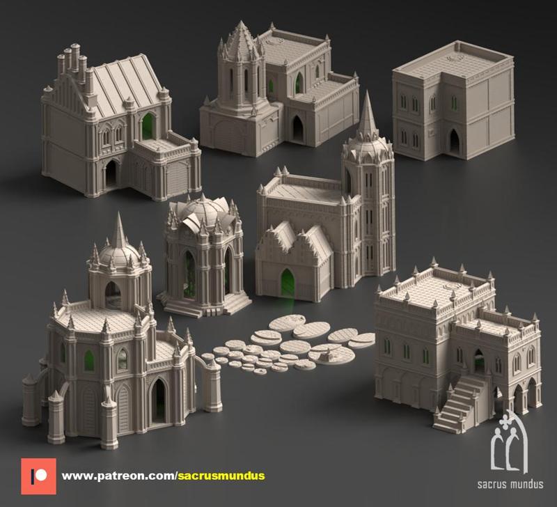 Emerita. Imperial Suburbs. Scifi / Gothic / City / Grimdark. Terrain and Scenery for Wargames