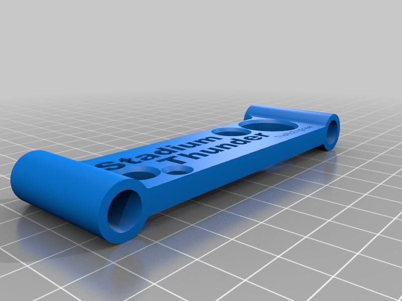 Tamiya Stadium Thunder: Chassie bracket stiffener and chassis pads