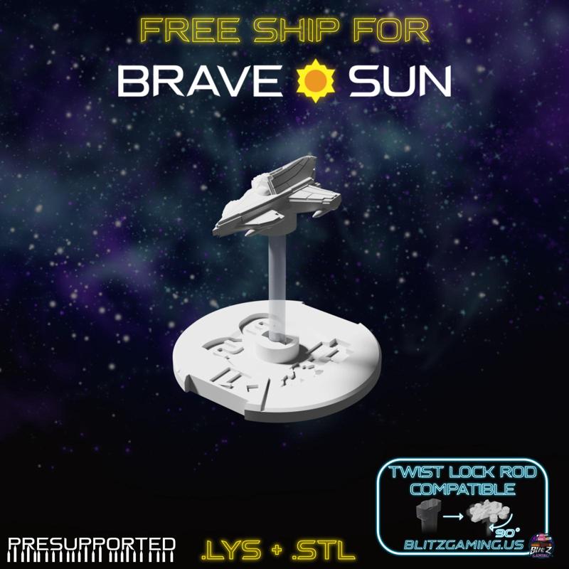 Free Ship - Brave Sun Fighter - Ship 38 - Caster Class Fighter