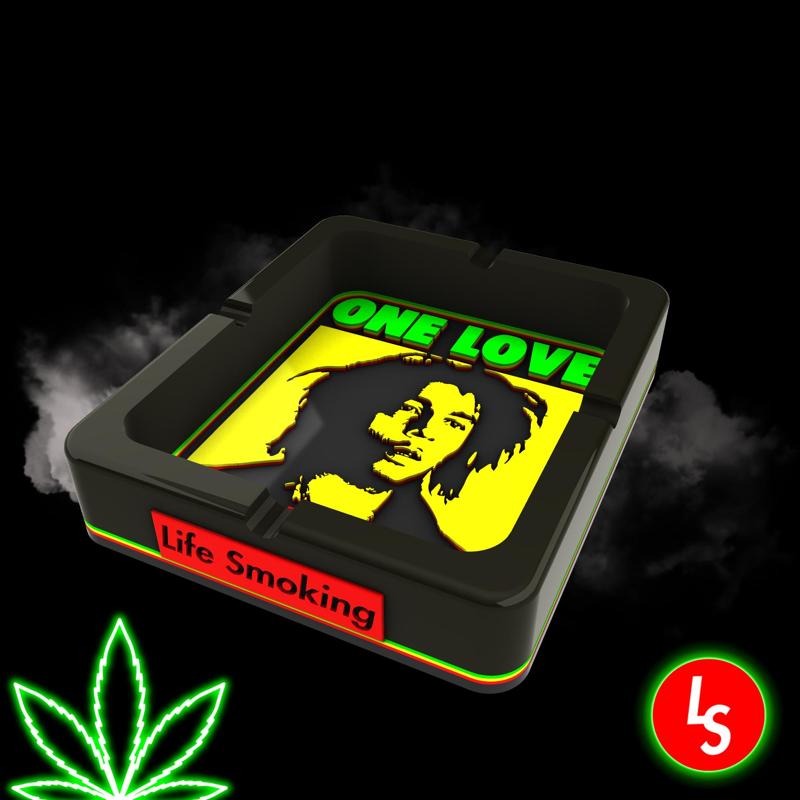 Bob Marley Ashtray & Tray