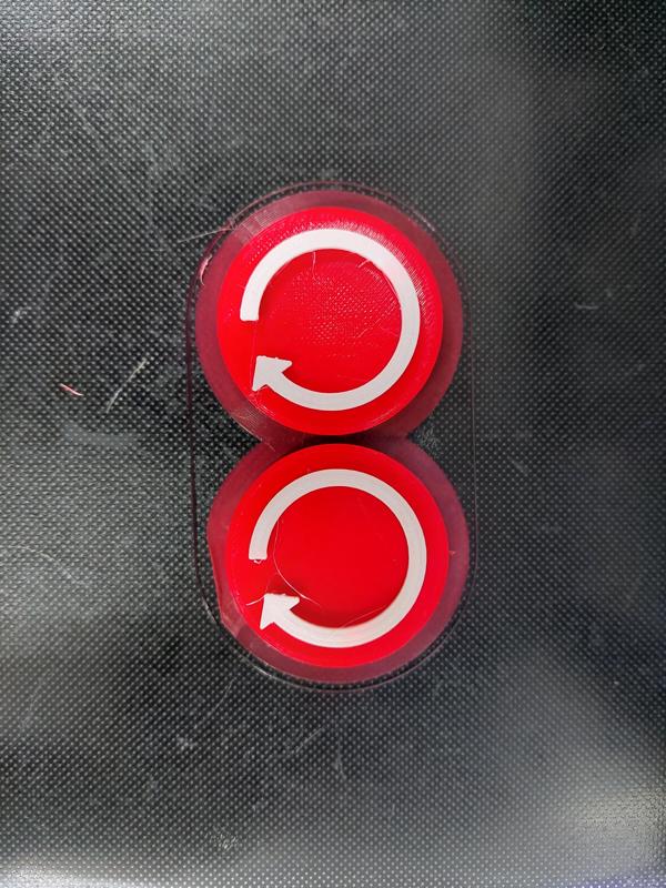 Multicolor Shutdown Button