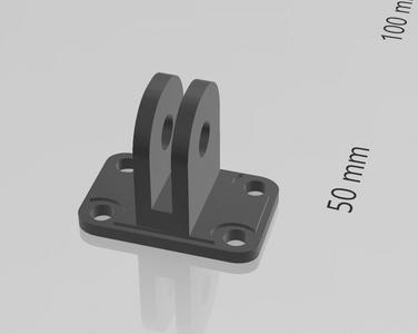 Base for waterproof housing Gopro Siragon Cx-7100