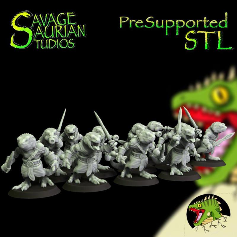 Leogecko with Blowpipes