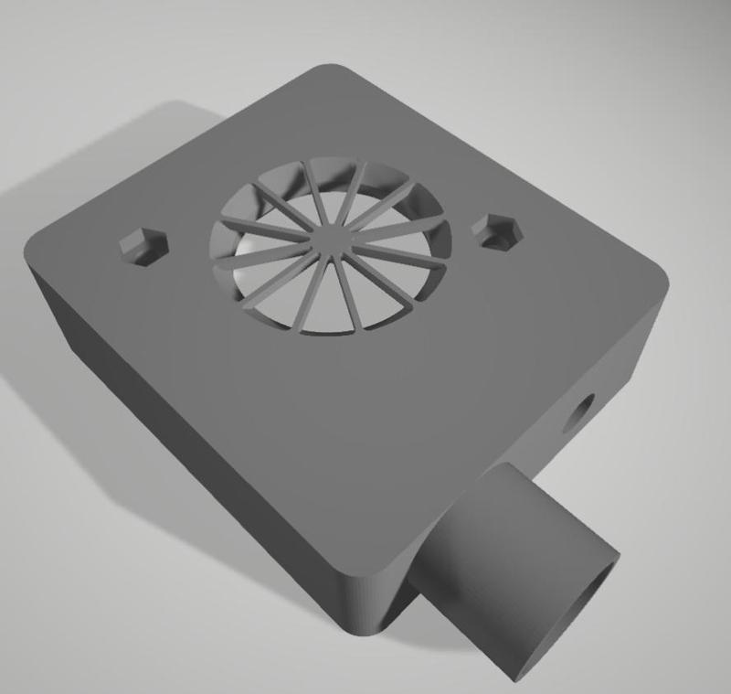 CPAP Blower Fan Enclosure with Grill Fan Cover