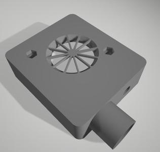 CPAP Blower Fan Enclosure with Grill Fan Cover
