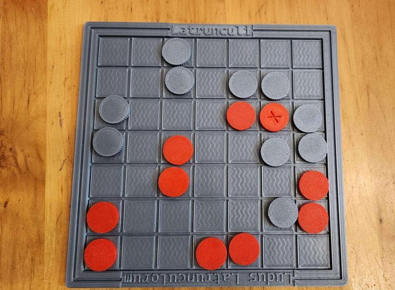 Ludus Latrunculorum board game