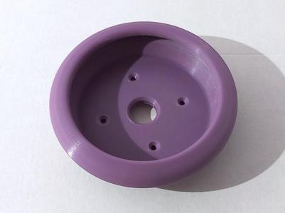 Bonsai pot 15 round curved flat (mame) 131x131x41mm