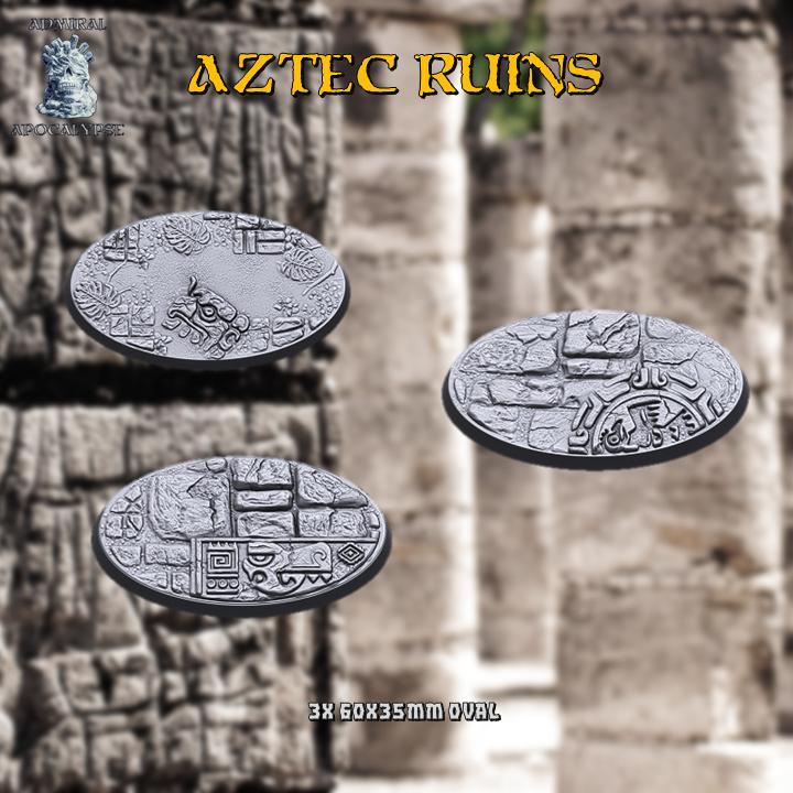 Aztec Ruins Base Set 3x 60x35mm (Pre-supported)
