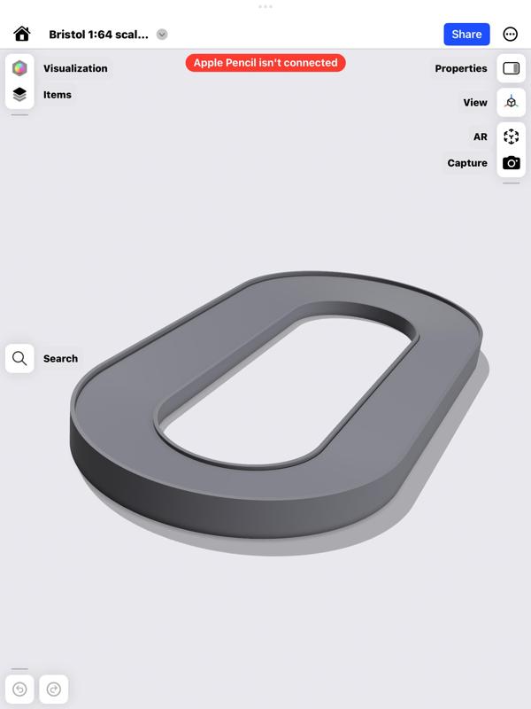 Snap together race track