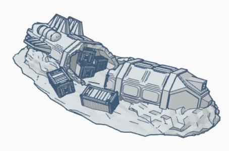Cargo Dropship Set