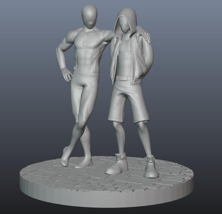 Spiderman Peter and Miles