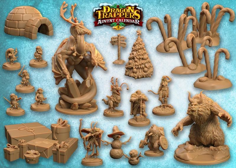 Christmas Advent Calendar COMPLETE SET | PRESUPPORTED | Christmas Advent Calendar