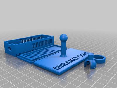 ESP32 S3 CAM BOX COM SUPORTE DE MESA