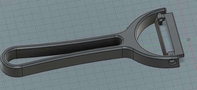 Spielzeug Schäler für Kinderküche Gemüse- Obst- Schäler / Toy peeler for children's kitchen Vegetable and fruit peeler