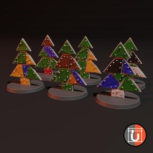 Scrap Metal Christmas Trees