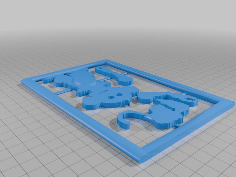 Monkey assembly card