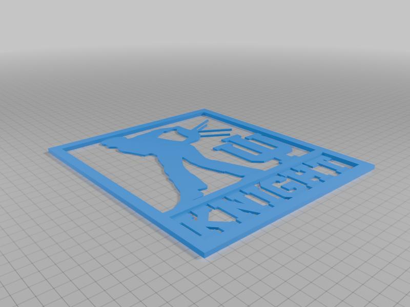 Bobby Knight chair throwing wall sign