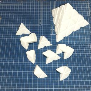 tetrahedron 3D Puzzle 8 pices