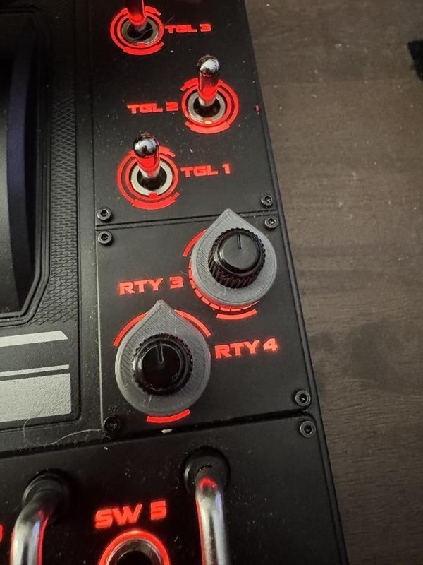 X56 HOTAS -  Throttle Rotary Knob Pointers