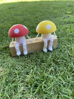  articulated toadstool with arms
