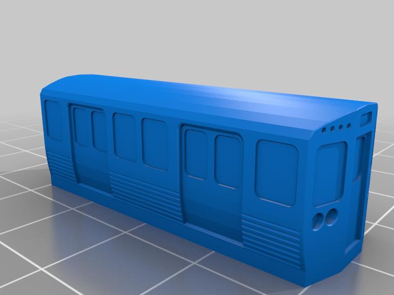 Z Scale Subway Style Car