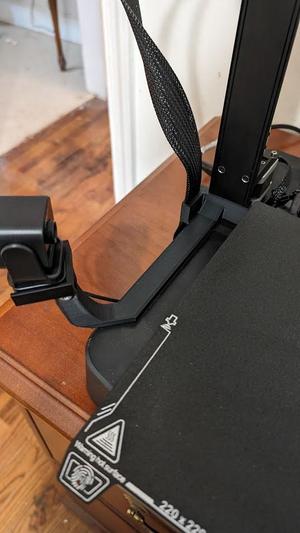 Ender 3 ke camera mount with cable holder