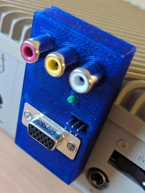 Enclosure/Case for ATARI ST / STE RGB to VGA video adapter with AV RCA and JACK