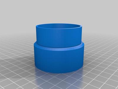 Verbindungsmuffe Marley 53mm Regenrohr; pipe connector 53mm Marley