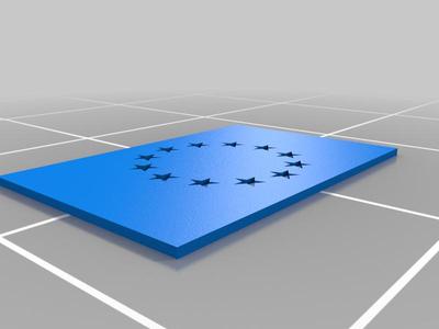 EU Flag and Geocaching Trackable