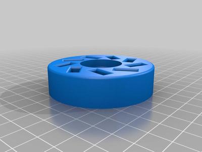 Circular microSD and USB-A holder