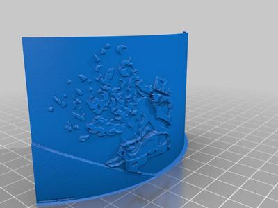 Lithophanie One Piece - Ace