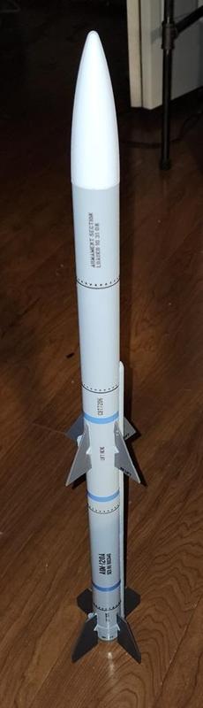 Aamram model rocket, 18mm
