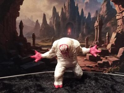 Shambler Quake Boss yelling aggressive stance