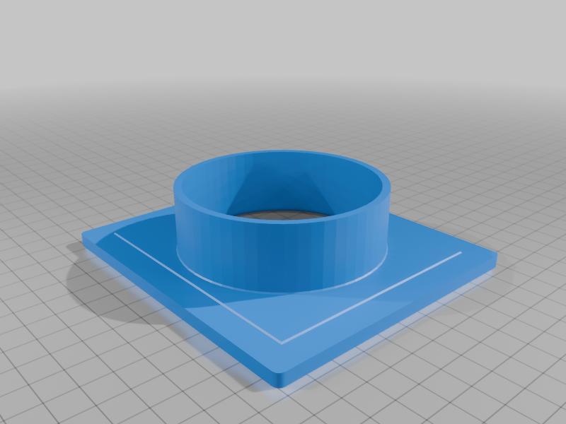 Bambu P1/X1 rear exhaust adapter