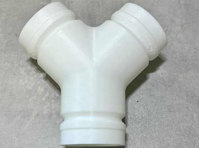 Grooved pipe Y-splitter