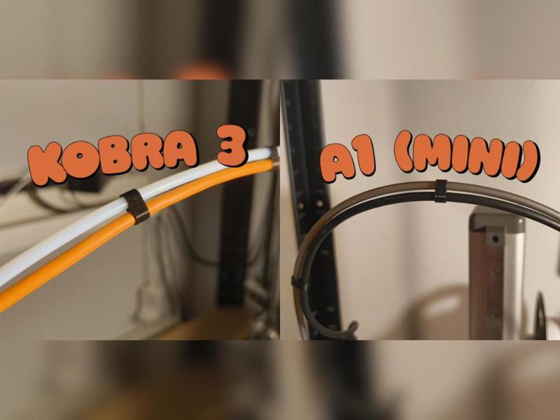 PTFE cable clip for A1 (mini) or Kobra 3