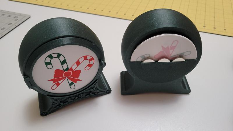 Spare Batteries and Scenes Storage Holder, Tea Light Display