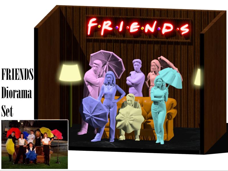 FRIENDS Diorama – Iconic Intro Reimagined 
