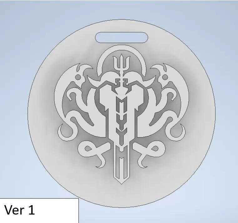hololive myth keychain coin 