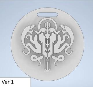 hololive myth keychain coin 