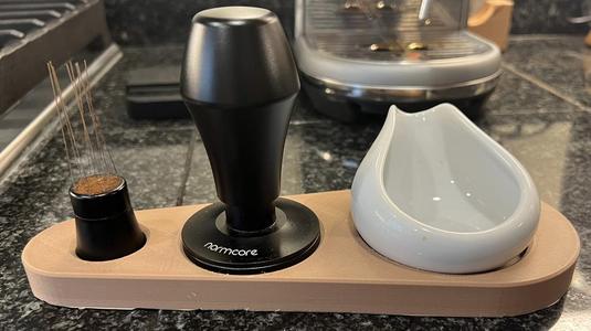 Espresso Tool Organizer - Remix: Dosing Tray, 54mm Tamper, WDT Tool