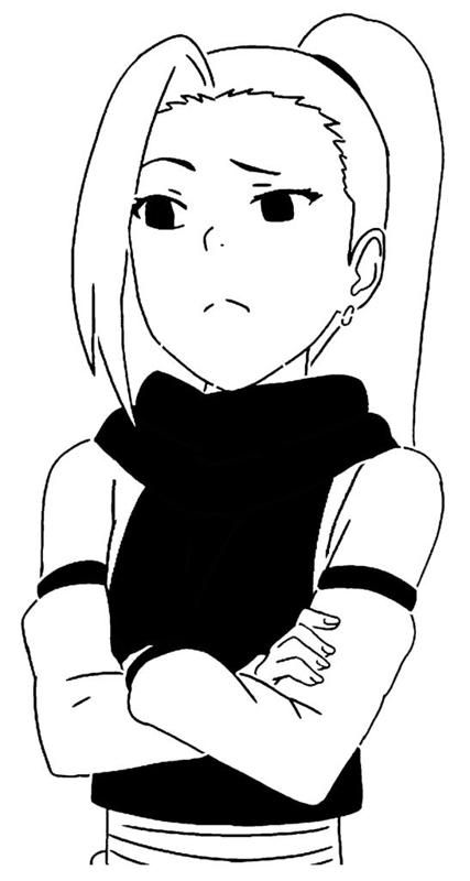 Ino Yamanaka stencil 3