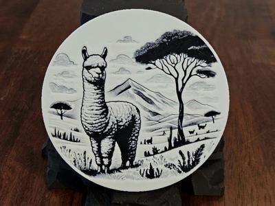 Alpaca Coaster