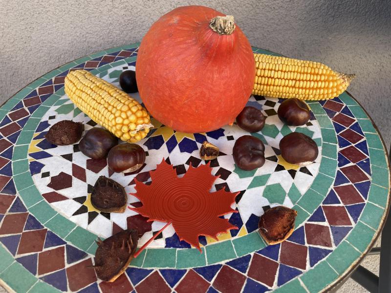 Autumn Maple Leaf Bowl / Herbst Ahornblatt-Schale