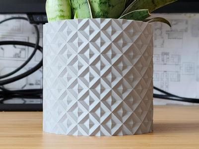 Small diamond Plant pot and Planter - Vase mode