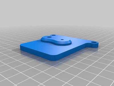 Modular X carriage plate for NEJE Laser support